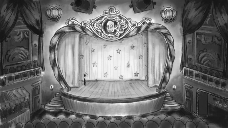Show devant - scène